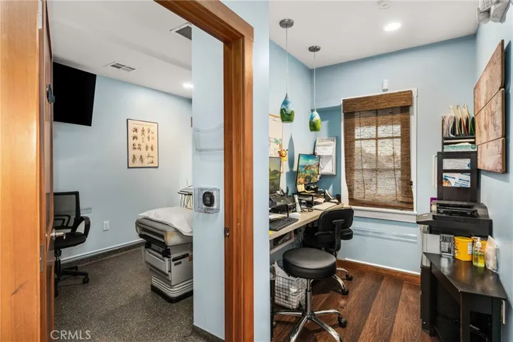 Exam room #3 entry and nurse's work station