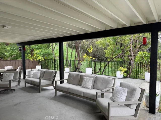 Covered Patio--very private