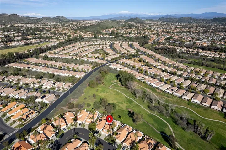 Home is marked in red to show location.