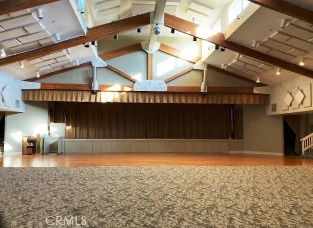 Auditorium for dances, banquets, movies,  meetings, concerts and parties for all occasions.