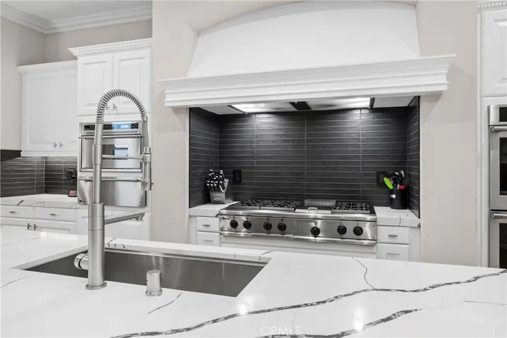Modern kitchen with sleek island
