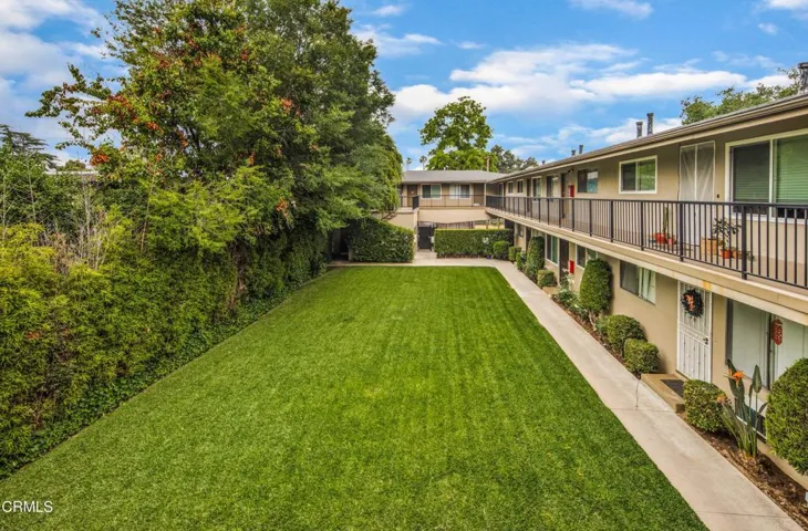 Mountain patio view top floor
