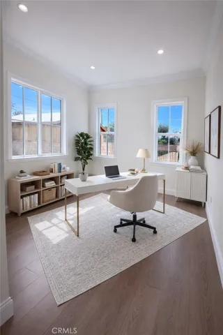 First floor bedroom 1 is virtually staged