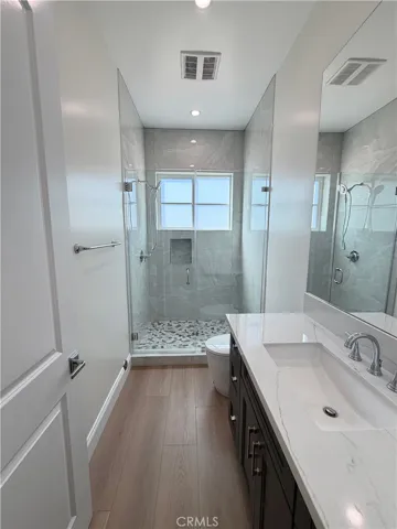 First floor bathroom in hallway