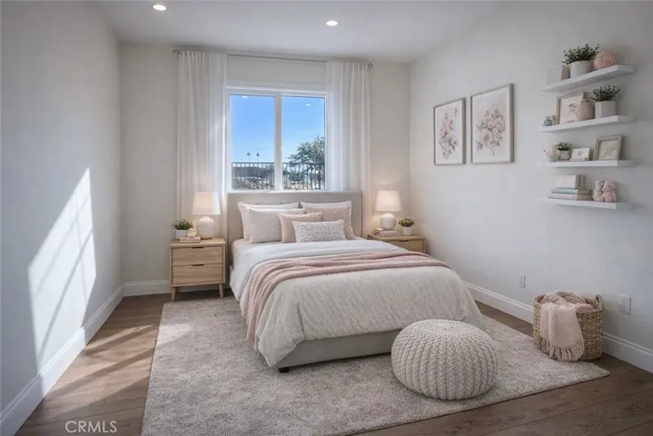 ADU Bedroom 2 is digitally staged
