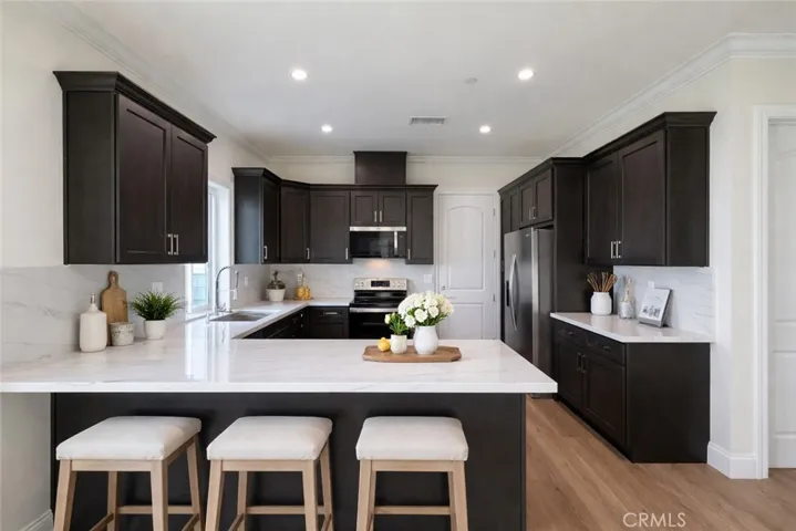 ADU Kitchen has been digitally staged