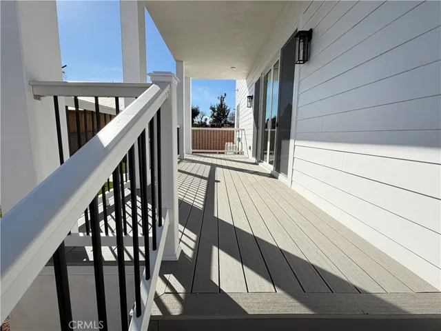 Downstairs patio