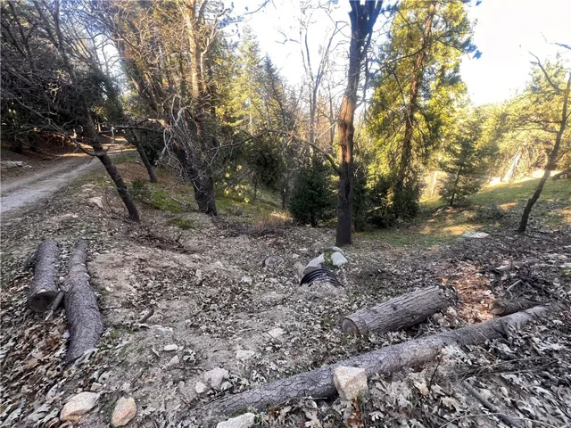 Gental downslope