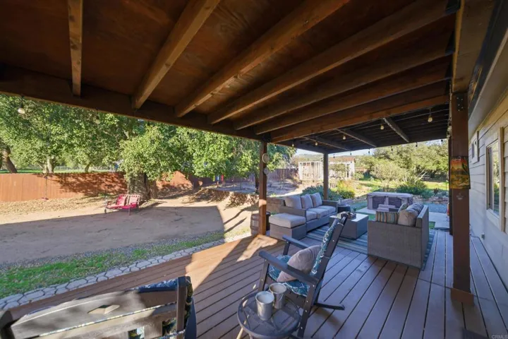 Covered patio