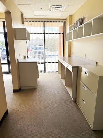 Staff Area with Built-Ins