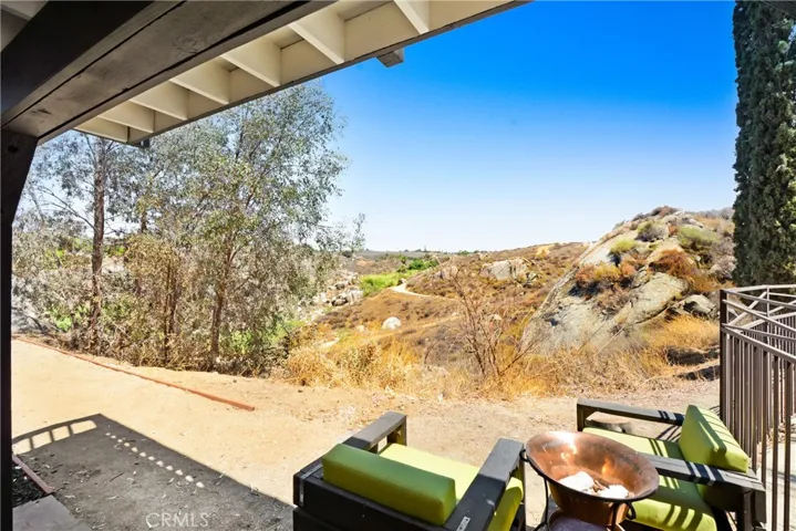 View of back patio