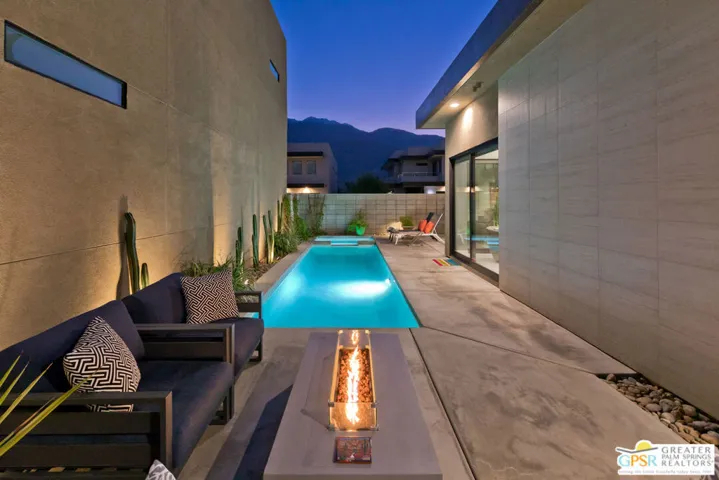 Poolside Firepit