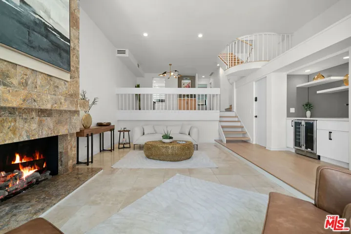 Fireplace digitally rendered