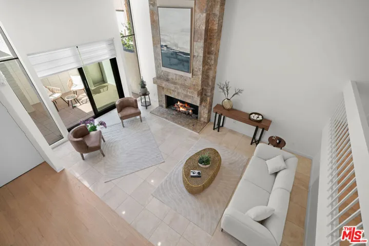 Fireplace digitally rendered