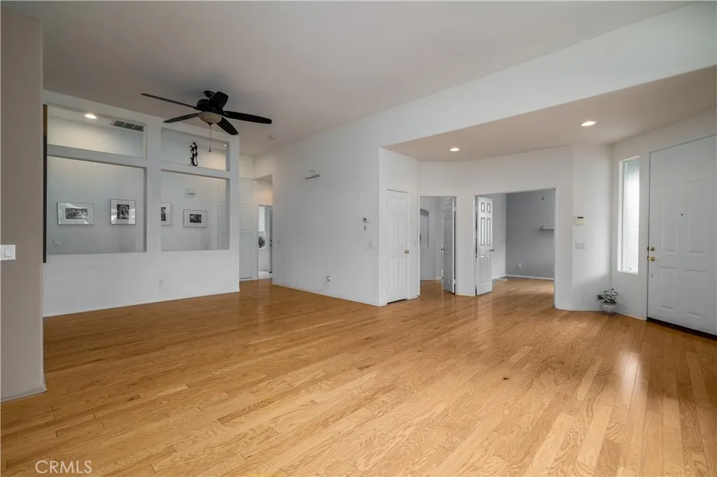 Living and formal dining room