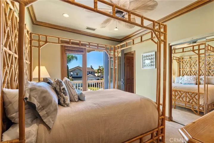 Bedroom #2, attached, private bathroom to the right.