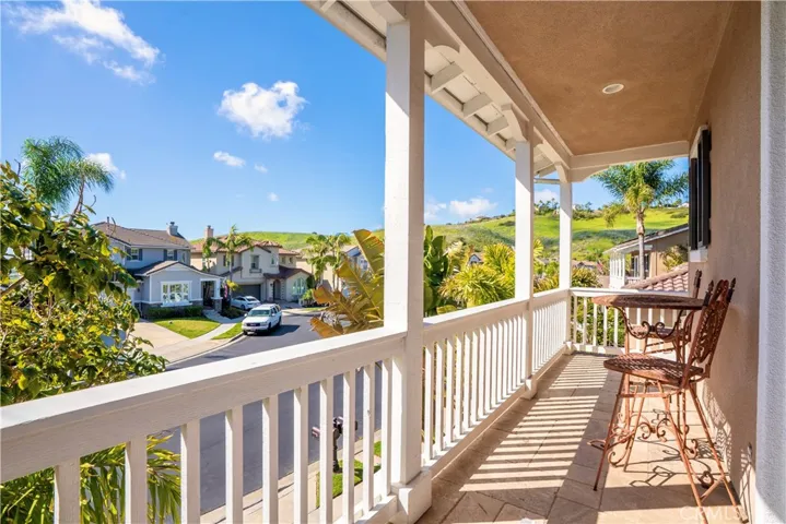 Balcony Porch off Bedroom #2 with peek-a-boo ocean view.