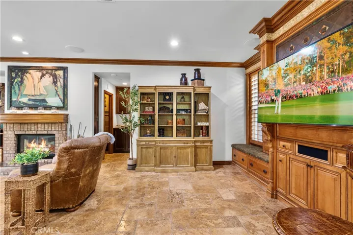 View of the Extended Family Room.