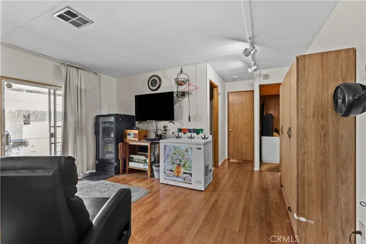 Sitting room with patio access