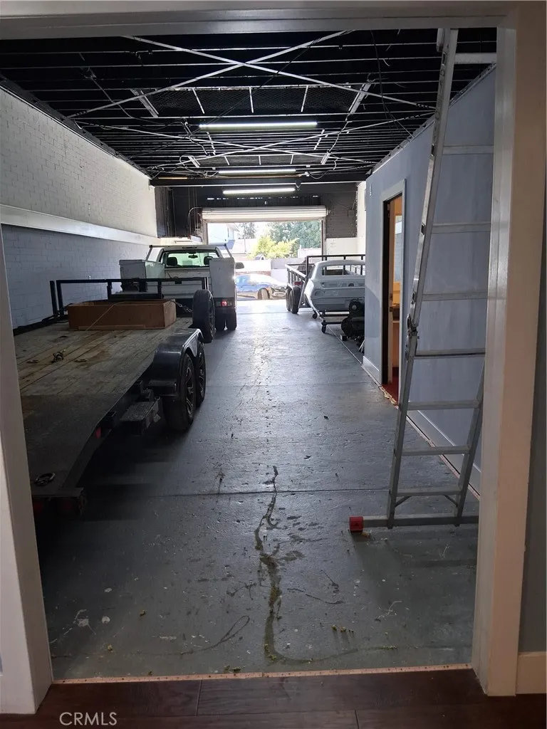 Large warehouse area.