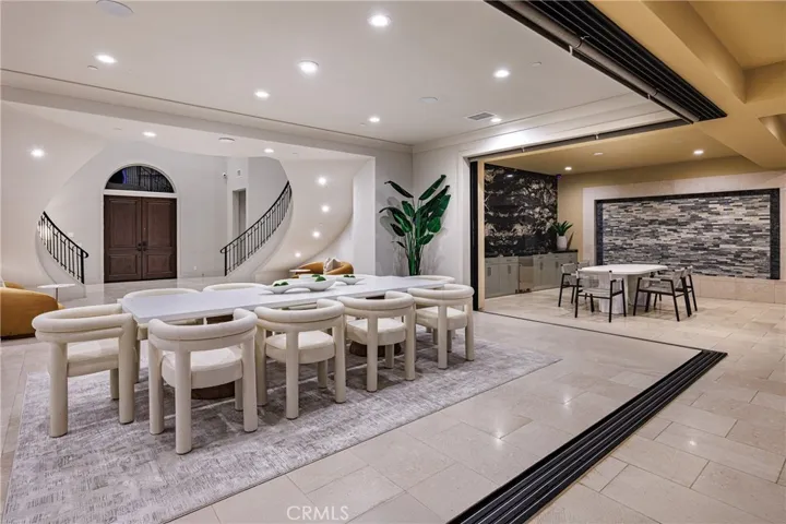 Indoor and Outdoor Dining Areas