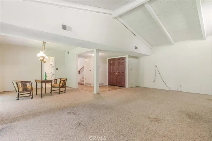 Living Room with view to Dining Area