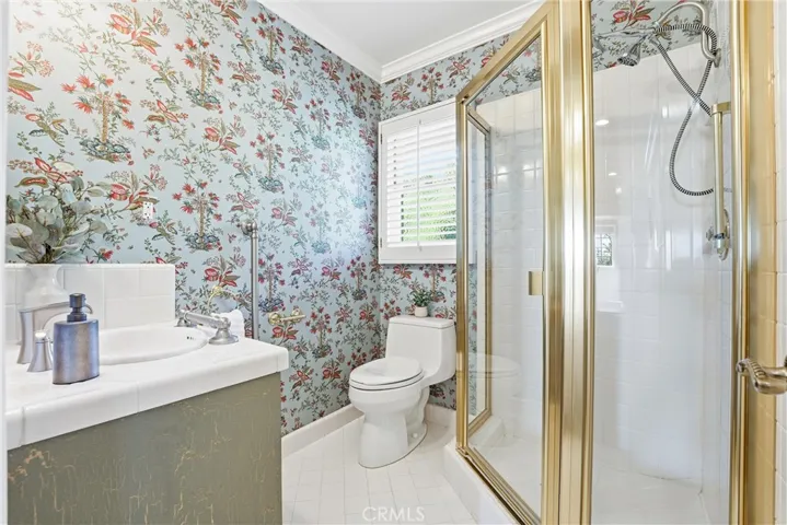 Bathroom #2 sits in the hallway next to the 2nd bedroom!