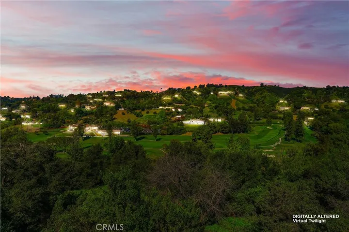 Twilight shot of the Golf Course and surrounding hills!