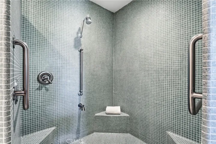 Large walk-in shower