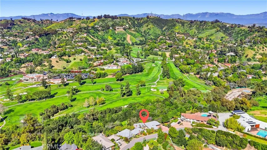 Aerial views of the Hacienda Golf Club