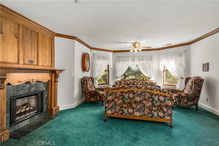 Living Area of Master Bedroom/Fireplace/Second Floor