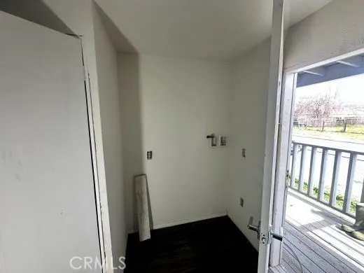 Refrigerator & Laundry Area