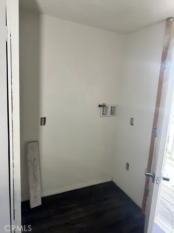 Refrigerator & Laundry Area