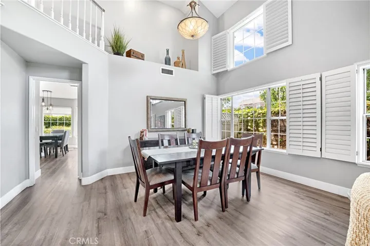 Formal dining area