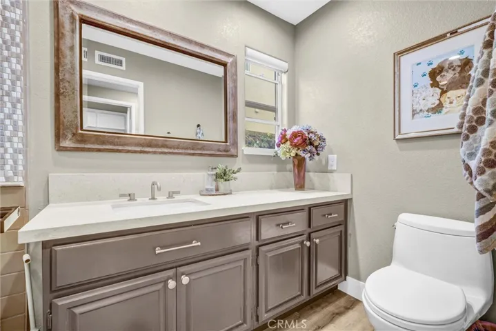 Updated downstairs bathroom