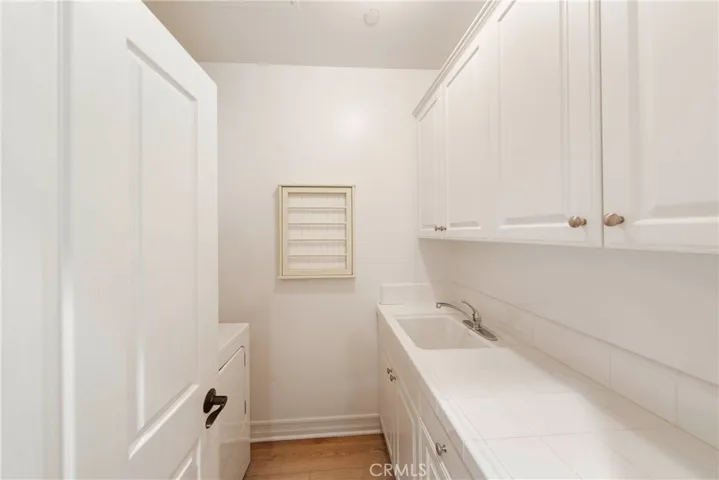 Upstairs laundry room