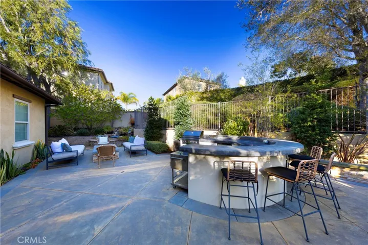 Entertainer's back yard