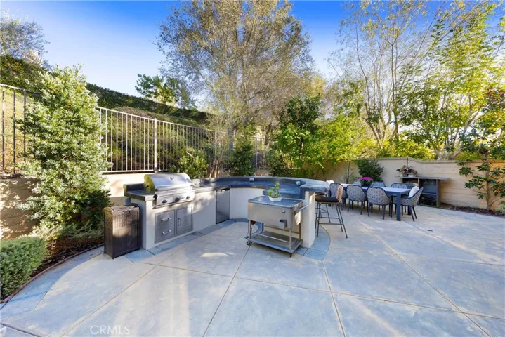 Entertainer's back yard