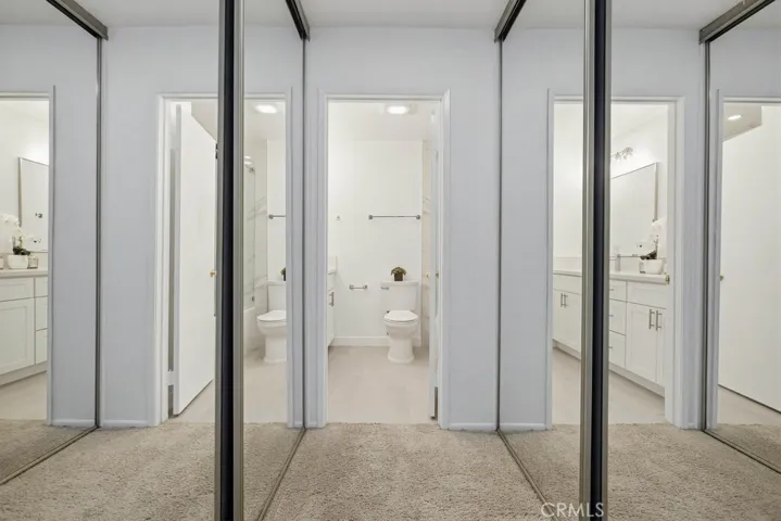2 closet space in Mater bedroom
