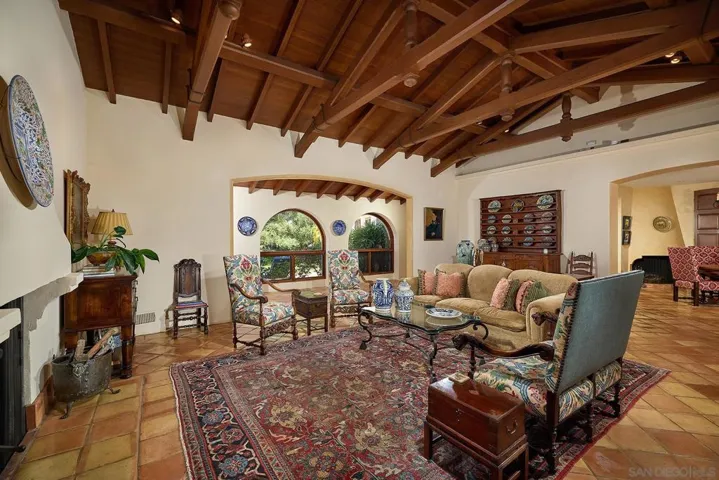 Fireside memories in this extraordinary room await!