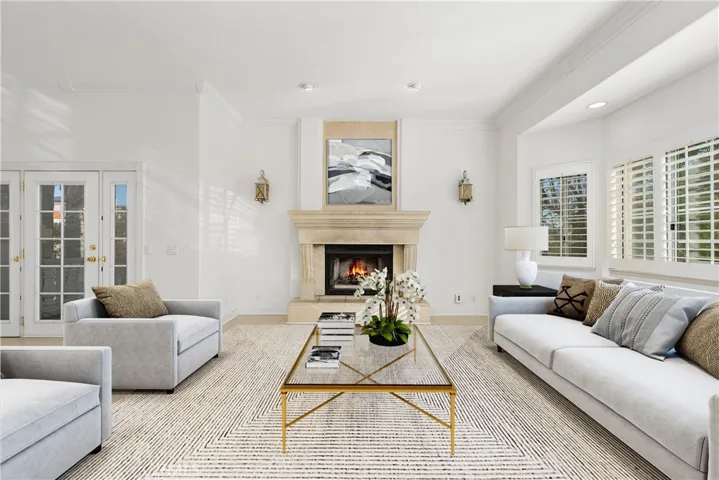 Bright interior with clean finishes and modern design