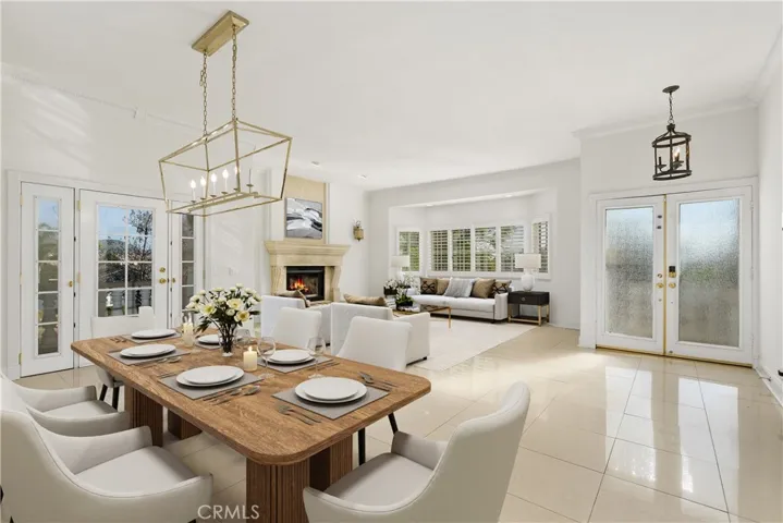 Open dining space ideal for entertaining and everyday meals