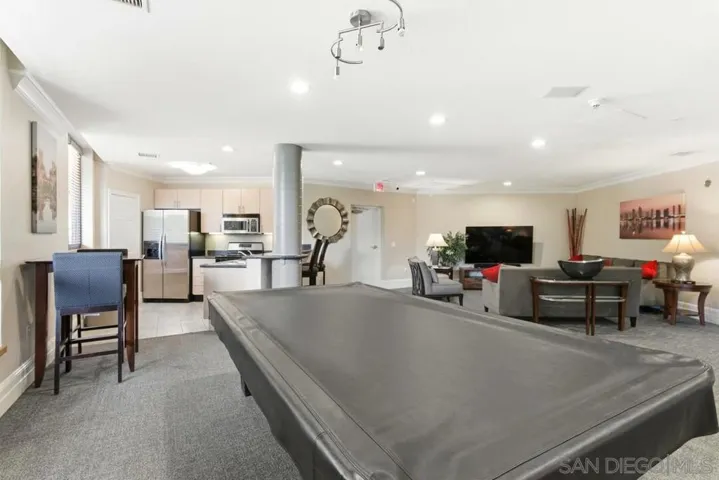 Amenity room located in the building's common area.