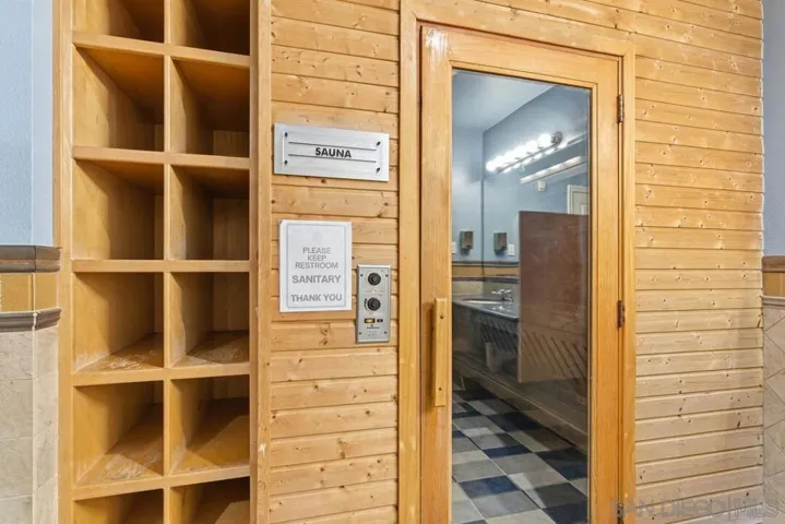 Located in the building's common area.