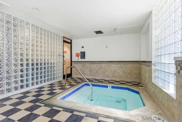 Located in the building's common area.