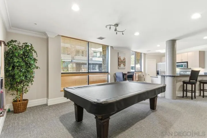 Amenity room located in the building's common area.