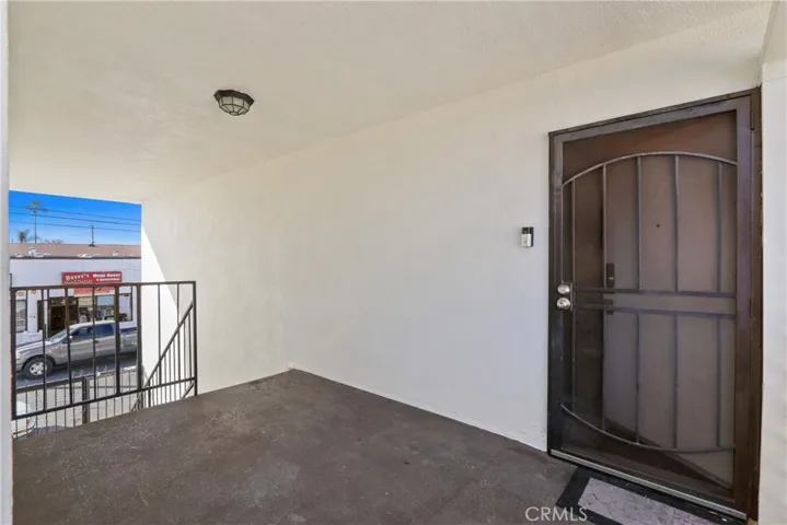 Front stairs landing