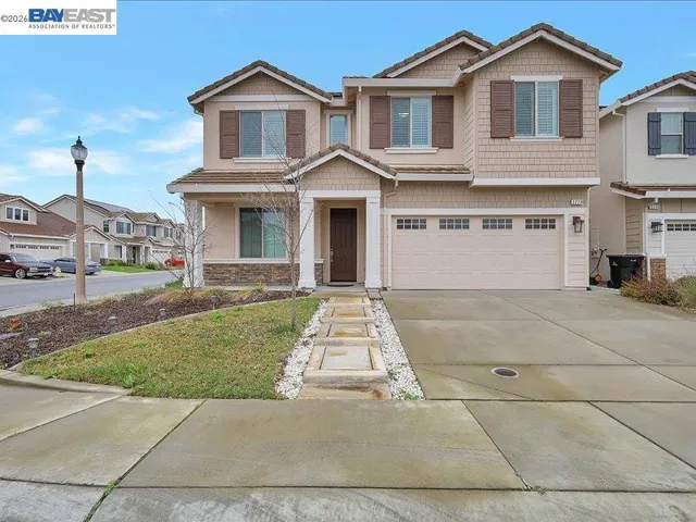 Facing to the west with beautiful home.