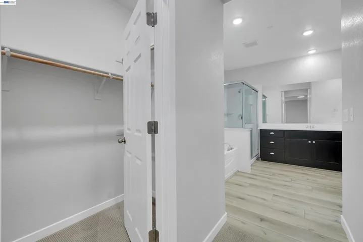 Master bedroom closet