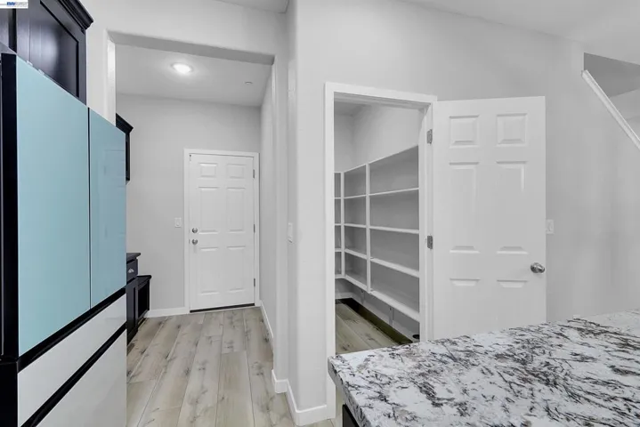 Kitchen to garage way